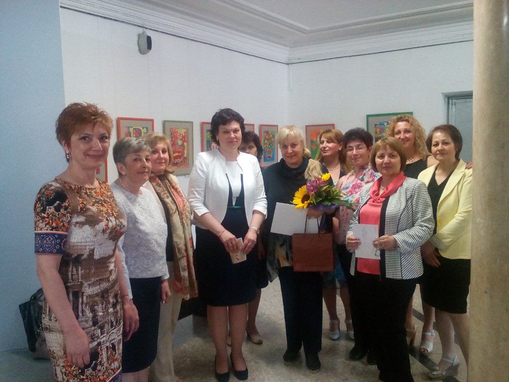 Изложба на деца от ДГ Ален Мак в МОН