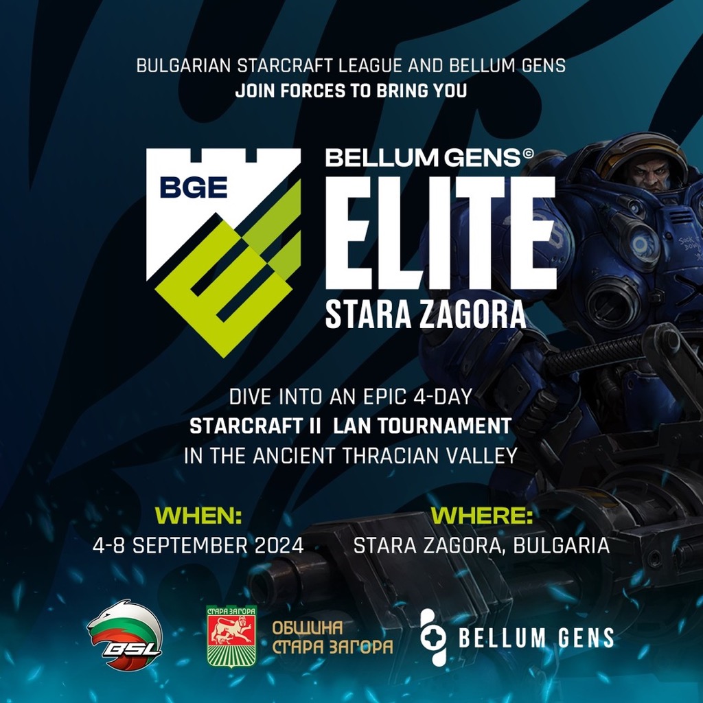 Ясна е програмата  на дългоочаквания турнир по електронни състезания   Bellum Gens Elite Stara Zagora 2024